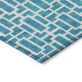thumbnail image 4 of Addison Rugs Chantille Indoor/Outdoor Transitional Geometric Turquoise Washable Rectangle Rug, 9' x 12', 4 of 6