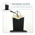 thumbnail image 2 of LOLIPPYY Modern Black Plush Glasses Holder Practical and Decorative Stand for Home and Office, 2 of 7