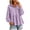 Purple#18, variant on Jinhomg Womens Half Zip Hoodie Sweatshirt Casual Long Sleeve Ruffle Hem Peplum Pullover Tops L