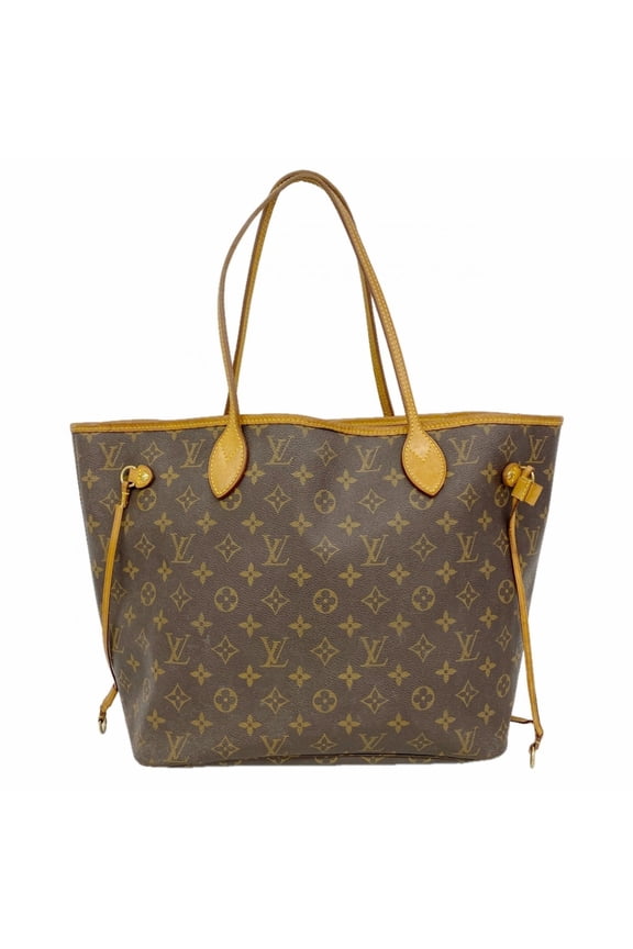 Pre-Owned Louis Vuitton Monogram Neverfull MM Tote Bag M40156 Brown (Women's)