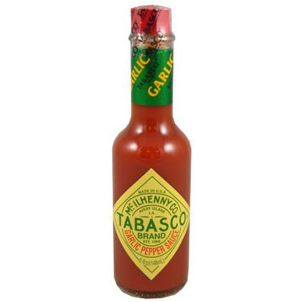 Tabasco, Sauce Pepper Garlic, 5 Oz, (Pack Of 12)