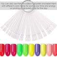 thumbnail image 2 of 3 Set 150pcs Clear Nail Swatches Sticks Nail Art Color Display False Nail Tips Polish Practice Sticks, 2 of 7
