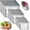 L, variant on Bolsas De Conservación Dealuminio, Aluminum Foil Storage Bags, Reusable Aluminum Foil Food Storage Bags, Resealable Ziplock Stand-Up Bags, Bpa-Free, For Meat Fruit Vegetables Snacks
