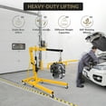 thumbnail image 3 of GARVEE 2 Ton(4400lbs) Folding Hydraulic Engine Hoist,Heavy Duty Carbon Steel Engine Lifting Hoist,Yellow, 3 of 8