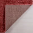 thumbnail image 4 of Ladole Rugs Solid Color Shaggy Meknes Durable Beautiful Turkish Indoor Small Runner Rug in Peach Orange 2'7" x 4'11", 4 of 4