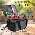 thumbnail image 3 of Lonchera TÉRMICA BEGADOL DE Gran CAPACIDAD CON CORREAS 15l Hielera PARA EL almuerzo, 3 of 8