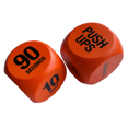 thumbnail image 1 of 2 Pcs dés d'Exercice - Jeu de dés d'Entraînement pour Cardio, Cours d'Exercice - Routine d'Entraînement Complet pour Maison et Gym, 1 of 7