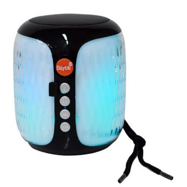 Bocina Bluetooth Buytiti Coilindrica Luz Led