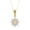Yellow, variant on Silvermist Jewelry Blossom Necklace 18K White Gold over 925 Sterling Silver | Anniversary Gift for Women