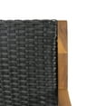 thumbnail image 4 of Noble House Angel Outdoor Bar Stool - Teak/Black, 2 Pack, 4 of 9