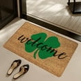 thumbnail image 6 of JilgTeokRoom Decor St Patricks Day Door Mat Irish Decorations Welcome Doormat Rugs Entrance Front Porch Rugs Non Slip Floormats Holiday Indoor Outdoor Carpet for Home Decor(23.62*15.74in), 6 of 8
