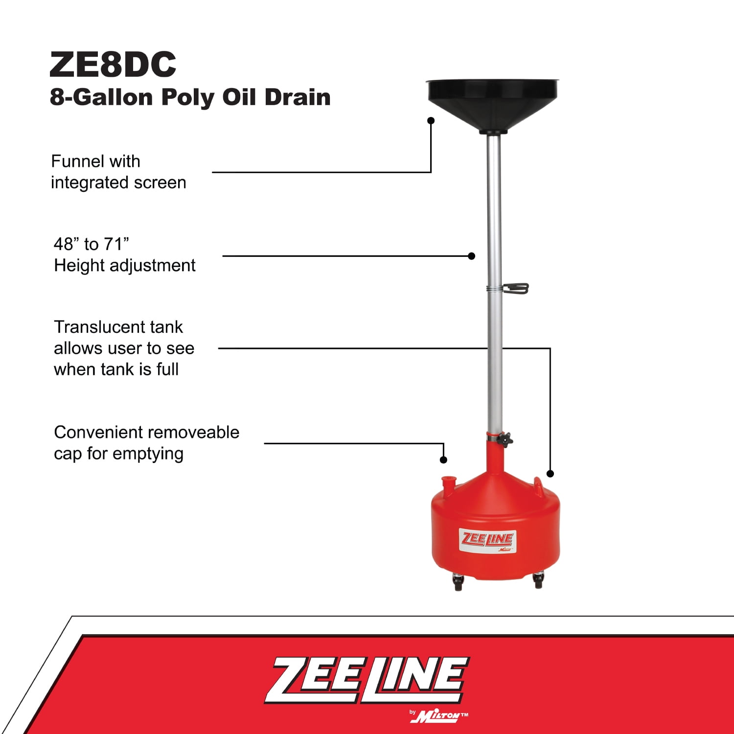 8-Gallon Poly Oil Drain