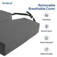 thumbnail image 3 of Proheal 2" Coccyx Foam Wheelchair Seat Cushion - 24"x18" - Tailbone and Lower Back Support, 3 of 6