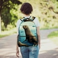 thumbnail image 6 of Lightweight Backpack Sea Lion School Bag Travel Laptop Daypack for Men Women Casual Rucksack, 6 of 6