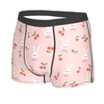 thumbnail image 5 of Goofa Rabbit And Cherry Printed Men's Boxer Briefs Underwear, Moisture-Wicking Underwear, Trunk,Soft and Breathable Cotton Underwear-X-Large, 5 of 9