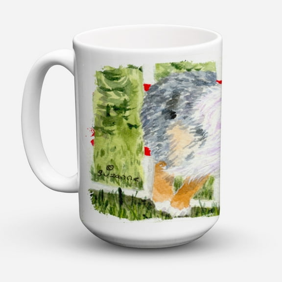 Carolines Treasures SS8885CM15 Australian Shepherd Coffee Mug 15 oz 15 ounce multicolor