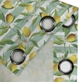 thumbnail image 3 of Ambesonne Art Grommet Curtain Single Panel, Blooming Lemon Tree, 50"x60", Fern Green Seafoam, 3 of 5