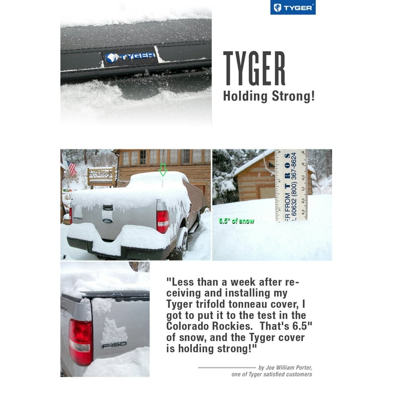 Tyger Auto T3 Tri-Fold Truck Tonneau Cover TG-BC3F1041 Works with