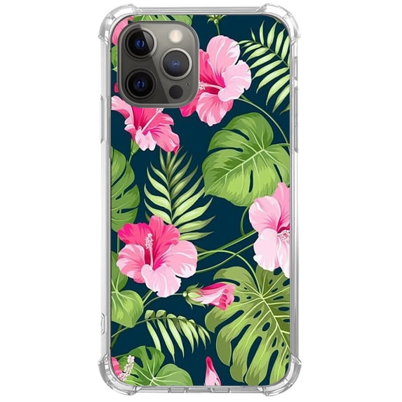 Flower Jungle Case for iPhone 11 Pro,Aesthetic Colourful Floral Plant Case for Men Women,Unique Soft TPU Bumper Case Cover
