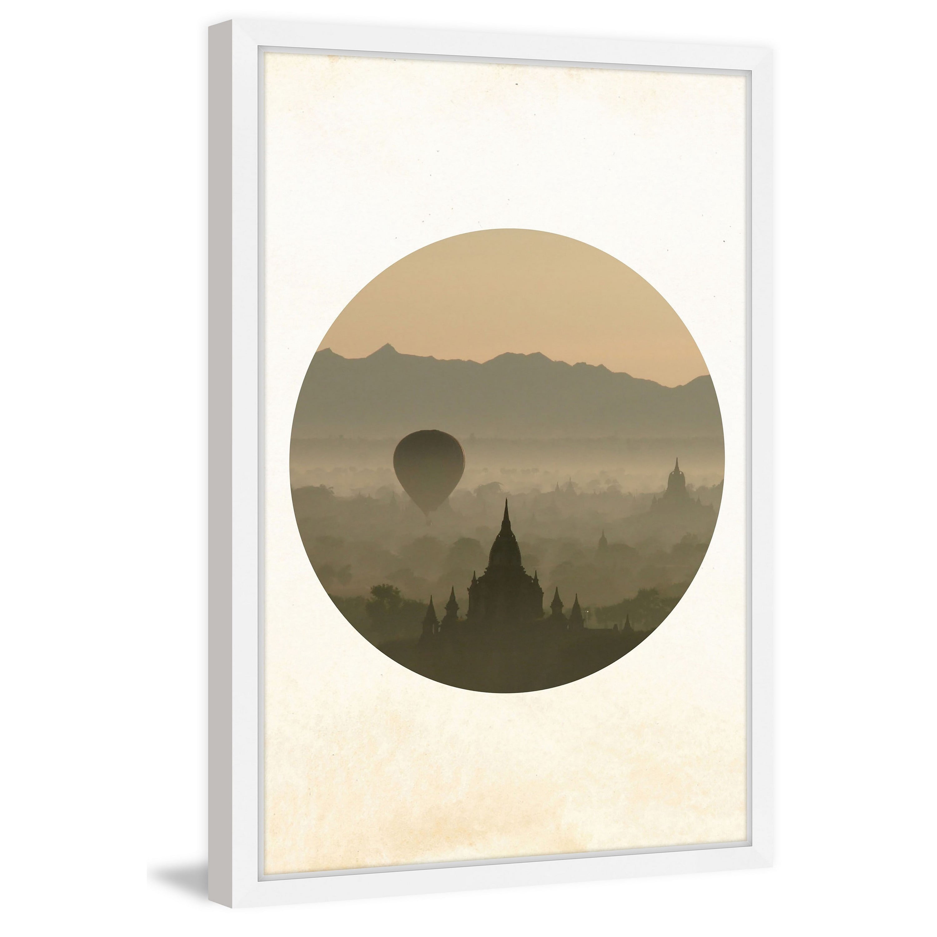 Marmont Hill "Balloon Russia" Framed Painting Print