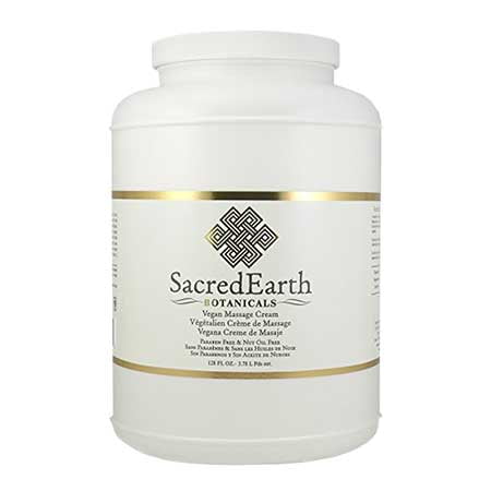 SacredEarth Botanicals Vegan Massage Cream - 1.89 Liters (Half Gallon)