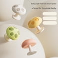 thumbnail image 5 of Silicone Toilet Flush Button Mushroom Theme Bathroom Accessory Simple Setup Toilet Flush Presser For Nails Friendly, 5 of 8