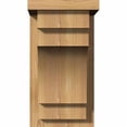 thumbnail image 2 of 7 1/2"W x 10"D x 14"H Mediterranean Smooth Corbel w/Backplate, Western Red Cedar, 2 of 9
