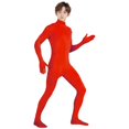 thumbnail image 1 of XXWXYD Combinaison Intégrale pour Enfants à Manches Longues avec Pieds, Col Roulé, Extensible, pour Gymnastique, 1 of 6