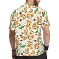 thumbnail image 2 of Wukai Cute Puppy Print Men's Short-Sleeved Mesh T-Shirt,Quick-Dry Short Sleeve Workout T-Shirt-4X-Large, 2 of 8