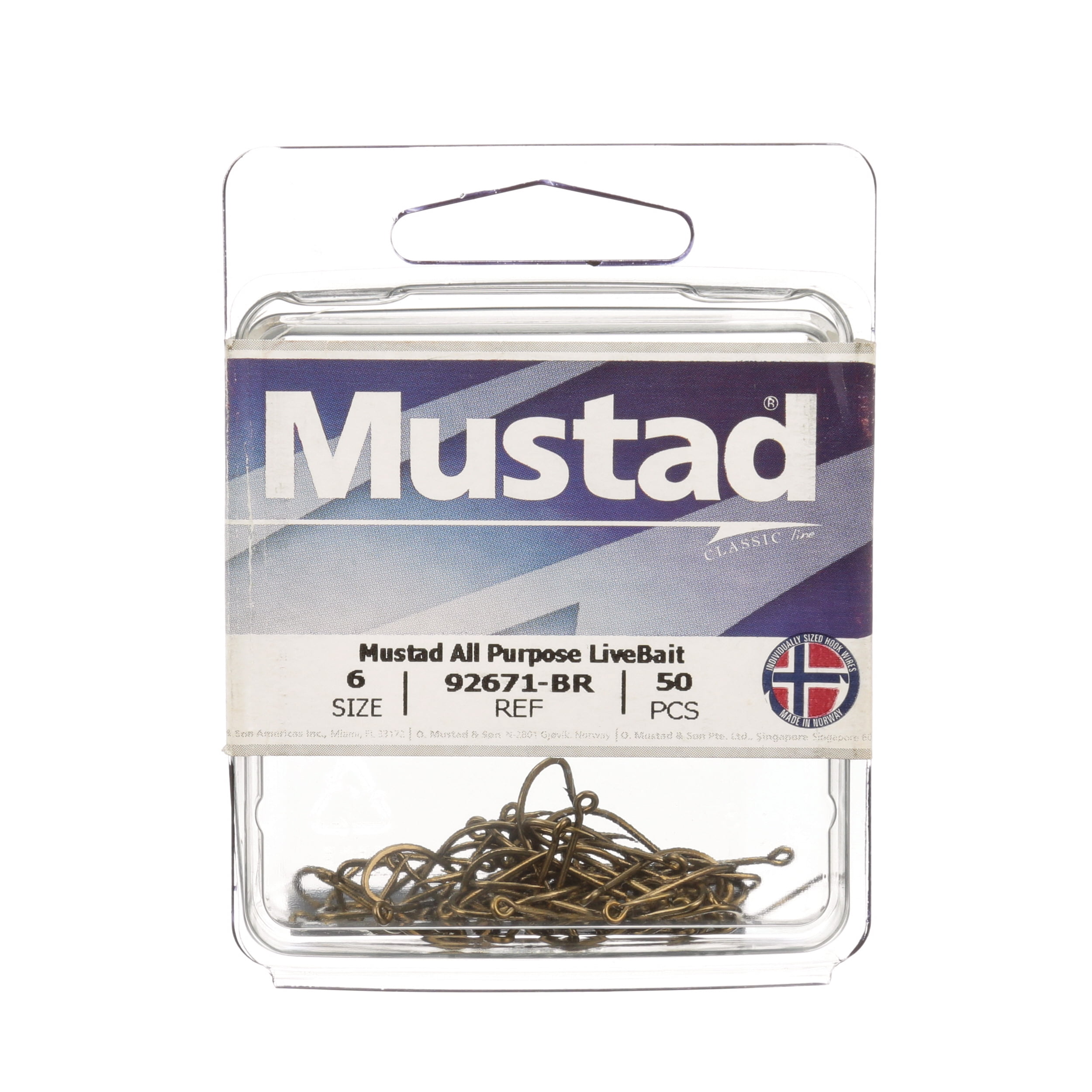 Mustad Baitholder Hook (Bronze) - Size: #4 50pc