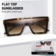 thumbnail image 5 of Gafas de Sol STORYCOAST Cuadradas Sobredimensionadas Leopardo-Marrón UV400, 5 of 6