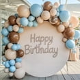 thumbnail image 6 of 129pcs Brown Balloons Different Sizes 18 12 10 5 Inches for Garland Arch Kit, Premium Boho Coffee Brown Latex Balloon for Birthday Party Graduation Wedding Anniversary Baby Shower Decoration, 6 of 14
