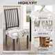 thumbnail image 3 of Fundas de Asiento para Sillas de Comedor SearchI, Juego de 4, Impermeables, Color Marrón, 3 of 8