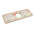 thumbnail image 3 of Guard behind Faucet Water Catcher Pad Reusable Flower Printed for Kitchen Style A, 3 of 9