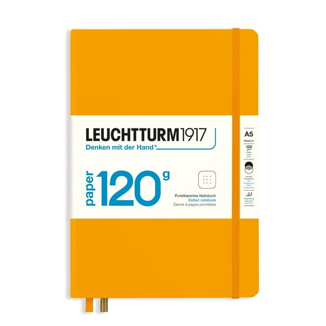 Cuaderno LEUCHTTURM1917 A5 Medio Tapa Dura con Puntos 203 Páginas