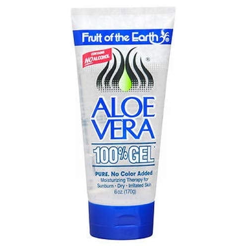 Fruit of the Earth Aloe Vera 100% Gel - 6 oz (Pack of 3)