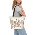 thumbnail image 2 of Disketp Cowboys Riding Horses Bolsa de Hombro Casual para Mujer, Bolso Cruzado para Compras, Viajes y Uso Diario, 2 of 6