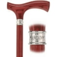 thumbnail image 3 of Fritz Comfort Cane – Matching Stained Wood Handle & Shaft Arthritis-Friendly Grip, Walking Stick for Men and Women, Walking Cane, 3 of 9