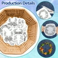 thumbnail image 3 of 4 Sheets 11.6x8.2 Inch Stick and Stitch Embroidery Patterns Non-woven Fabrics Water Soluble Embroidery Stabilizers Fox 297x210mmm DIY, 3 of 7