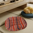 thumbnail image 2 of Outoloxit 18 Inch Yoga Meditation Cushion, Extra Thick 3" Round Floor Pillow, Cotton Bohemian Style Tatami Cushion for Home, Office, Window Seat, Prayer & Zen Decor, 2 of 8