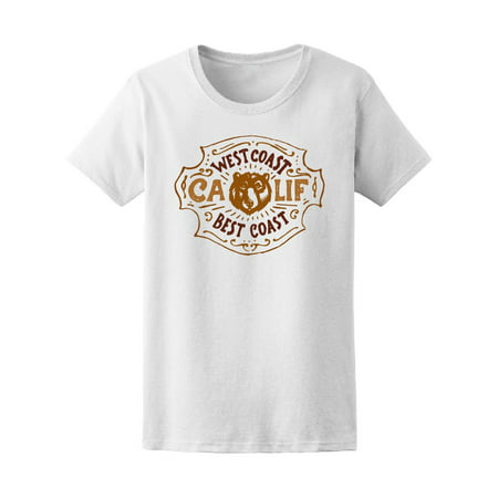 Best West Coast California Bear Tee Women's -Image by (West Coast Best Coast Shirt)