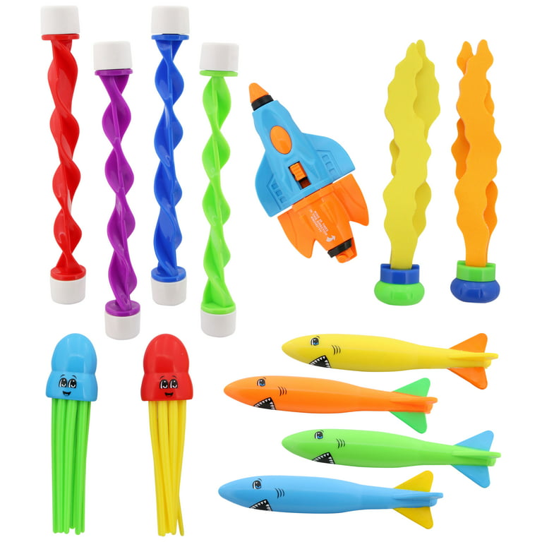 Play Day 14-Piece Dive Party Pack Pool Set, Ages 3+