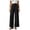 Black, variant on Casual Pants for Women Loose Elastic High Waisted Wide Leg Cooling Pants Pull on Trousers with Pockets,S,Black