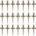 thumbnail image 6 of 1set 60Pcs Bookmark Swords Charms Mini Bookmark Charms Tibetan Style Metal Pendants for Book Lovers Presents Reading Crafting DIY Necklace Bracelet Jewelry Alloy, 6 of 8