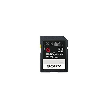 Sony SF-G Series SF-G32 Flash memory card 32 GB UHS-II U3 / Class10  SDHC