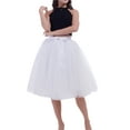 thumbnail image 2 of Womens Princess Ballet 7 Layers Tulle Tutu Skirt Wedding Party Evening Cocktail Mini Summer Dress, 2 of 6