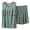 Green, variant on Venzia Women’s Modal Round Neck Sleeveless Crop Top and Shorts Set – Soft Stretchy Loungewear for Summer Home Relaxation Yellow XXL