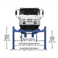 thumbnail image 4 of Atlas Automotive Equipment PVL14 Platinum 4-Post Commercial Grade Vehicle Lift, 10’ Minimum Ceiling Height, ALI Certified, 14,000lb, Extra Tall/Wide, High Strength Cable System, ALLY Power Unit, 4 of 11