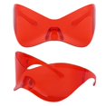 thumbnail image 1 of Gafas de sol Sport Y2K Goggle para exteriores Playa Senderismo Rojo, 1 of 3