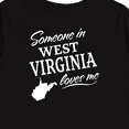 thumbnail image 4 of Inktastic Someone in West Virginia Loves Me Boys or Girls Long Sleeve Toddler T-Shirt, 4 of 5